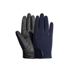 Zimowe rękawiczki jeździeckie dla dzieci Horze Ava. Niebieskie rękawiczki dziecięce HORZE, bez wzorów. Za 125.00 zł.