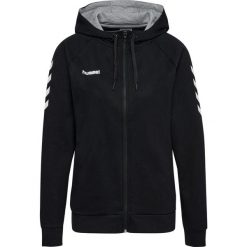 Bluza z kapturem do piłki ręcznej damska Hummel Go Cotton Zip Hoodie Woman. Niebieskie bluzy damskie Hummel, xs, bez wzorów, z bawełny, z kapturem. Za 204.45 zł.