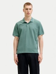 Jack & Jones Polo Weston 12297755 Zielony Regular Fit. Zielone koszulki polo męskie Jack & Jones, m, bez wzorów, z bawełny, bez ramiączek. Za 129.99 zł.