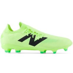 Korki męskie New Balance FURON DESTROY FG V7+ SF2FL75 - zielone. Zielone buty sportowe męskie New Balance, z nylonu, bez zapięcia, do piłki nożnej. Za 329.99 zł.