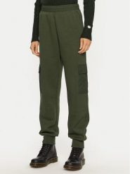 Champion Spodnie dresowe 117499 Khaki Regular Fit. Brązowe spodnie dresowe damskie Champion, xl, bez wzorów, z dresówki. Za 219.99 zł.