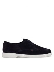 Tommy Hilfiger Mokasyny Moc T Derby FM0FM05495 Granatowy. Niebieskie mokasyny męskie Tommy Hilfiger, ze skóry. Za 369.99 zł.