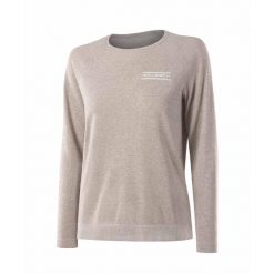 Koszulka damska z długim rękawem do spania z dodatkiem lnu Brubeck COMFORT NIGHT. Brązowe t-shirty damskie Brubeck, bez wzorów, ze lnu, bez kołnierzyka. Za 129.99 zł.