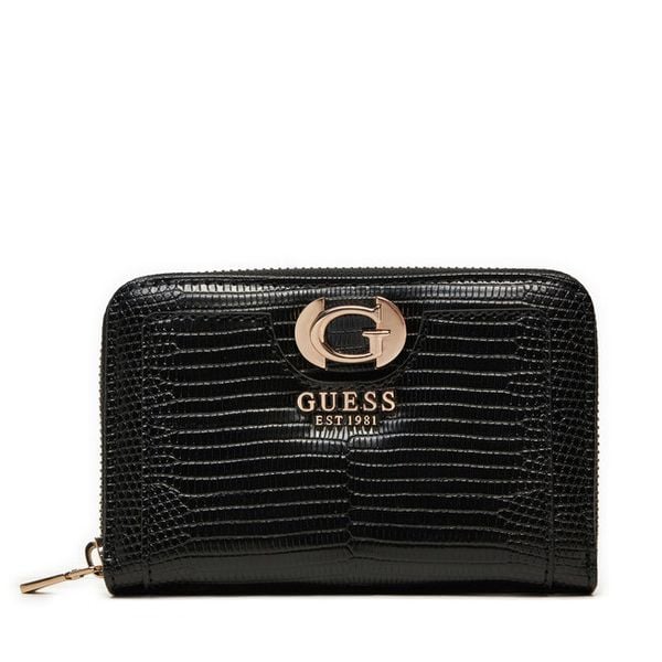 Portfel Guess. Czarne portfele damskie Guess, z aplikacjami. Za 269.99 zł.