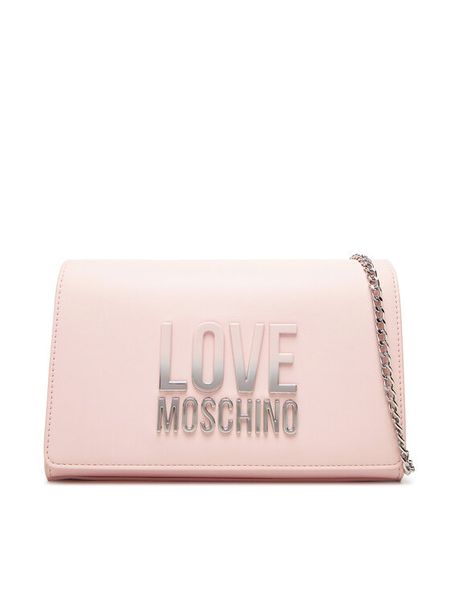 LOVE MOSCHINO Torebka JC4260PP0MKD0601 Różowy. Czerwone torebki do ręki damskie Love Moschino, bez wzorów, ze skóry, wizytowe, bez dodatków. Za 359.99 zł.