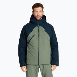 Kurtka narciarska męska ZIENER Tarago. Zielone kurtki męskie Ziener, m, bez wzorów, bez kaptura, narciarskie. Za 1,199.00 zł.