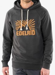 Bluza z kapturem męska Edelrid Tecu Hoody. Szare bluzy męskie EDELRID, na lato, m, bez wzorów, z bawełny, z kapturem. Za 262.89 zł.