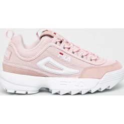 Fila - Buty Disruptor Mesh Low. Czerwone obuwie sportowe damskie Fila, bez wzorów, z gumy. W wyprzedaży za 359.90 zł.