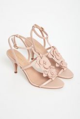 Sandały na szpilce damskie TWINSET. Sandały damskie Twinset Milano, bez wzorów, bez obcasa, na szpilce, bez zapięcia. Za 1,039.00 zł.