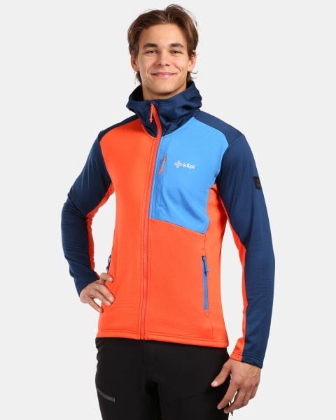 Bluza z kapturem Kilpi Sevelen. Brązowe bluzy męskie Kilpi, m, bez wzorów, z materiału, z kapturem. Za 267.13 zł.