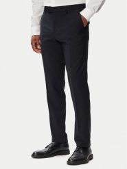 BOSS Spodnie garniturowe H-George-263 50567486 Granatowy Slim Fit. Niebieskie garnitury męskie Boss, bez wzorów, z wełny. Za 799.99 zł.