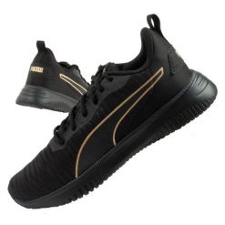 Buty Puma Flyer Flex 19550703 czarne. Czarne obuwie sportowe damskie bez wzorów, z materiału, trekkingowe. Za 292.10 zł.