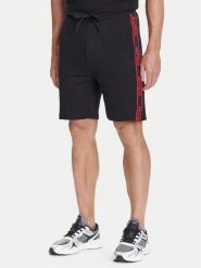 HUGO Szorty sportowe Liam 50540936 Czarny Regular Fit. Czarne krótkie spodenki sportowe męskie Hugo, m, bez wzorów, z bawełny. Za 369.99 zł.