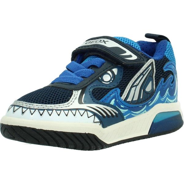 Buty GEOX J INEK BOY Niebieski. Niebieskie trekkingi męskie Geox, trekkingowe. Za 176.99 zł.