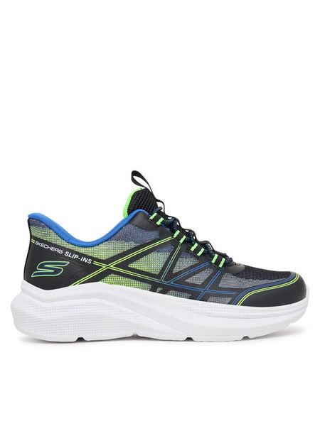 Skechers Sneakersy Microspec Velocity - Grid-Shift 404220L/BBLM Czarny. Czarne buty sportowe chłopięce Skechers, bez wzorów, bez zapięcia. Za 199.99 zł.