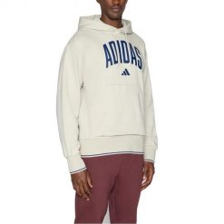 Bluza polarowa ADIDAS M COLLEGIATE HD Szary. Białe bluzy męskie Adidas, m, bez wzorów, z polaru, bez kaptura. Za 215.99 zł.