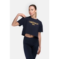 Damska koszulka o kroju oversize Lonsdale Moira. Brązowe t-shirty damskie Lonsdale, xl, bez wzorów, z bawełny, bez kołnierzyka. Za 81.65 zł.