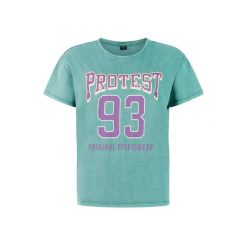Koszulka damska Protest File. Zielone t-shirty damskie Protest, m, bez wzorów, ze skóry, biznesowe, bez kołnierzyka. Za 256.00 zł.