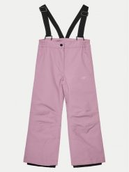 4F Spodnie narciarskie 4FJWAW24TFTRF659 Różowy Regular Fit. Czerwone buty zimowe dziewczęce 4f, bez wzorów, z syntetyku, bez zapięcia. Za 189.99 zł.
