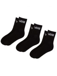 Vans Skarpety długie By Classic Crew VXNQBLK Czarny. Czarne skarpety damskie Vans, bez wzorów, z materiału. Za 49.99 zł.