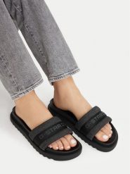 G-Star Raw Klapki CEO-COLSI Czarny. Czarne klapki damskie G-Star, bez wzorów, z materiału, retro, bez obcasa. Za 90.99 zł.