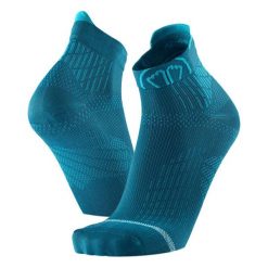 Skarpety do biegania dla kobiety Sidas Run Anatomic Ankle Lady wysokosc kostki. Niebieskie skarpety damskie SIDAS, bez wzorów, z elastanu. Za 79.00 zł.