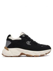 Calvin Klein Sneakersy V3X9-83485-1960 M Czarny. Czarne buty sportowe dziewczęce Calvin Klein, bez wzorów, ze skóry, bez zapięcia. Za 364.99 zł.