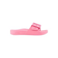 Klapki damskie Protest Maaila. Czerwone klapki damskie Protest, bez wzorów, z materiału, eleganckie, bez obcasa. Za 174.50 zł.