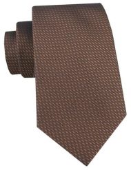 Męski Krawat Alties - Brązowy, Mikrowzór. Brązowe krawaty i muchy Alties, bez wzorów, z tkaniny, eleganckie. Za 55.00 zł.