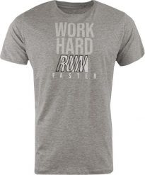 T-shirt męski Athl. Dpt Juri Melange Szary 2XL. Szare t-shirty męskie 55PROTEC, m, bez wzorów, z bawełny, klasyczne, bez kołnierzyka. Za 129.99 zł.