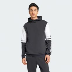 Bluza z kapturem Squadra 25 Sweat. Białe bluzy męskie Adidas, xl, bez wzorów, z materiału, z kapturem. Za 239.00 zł.