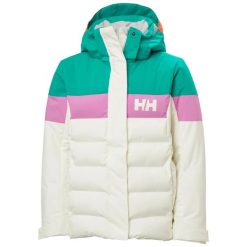 Dziecięca kurtka puchowa Helly Hansen Diamond. Białe kurtki i płaszcze dla dziewczynek Helly Hansen, na lato, bez wzorów, z dzianiny, długie, bez kaptura. Za 894.50 zł.
