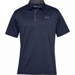 Polo Under Armour Tech. Niebieskie buty sportowe męskie Under Armour, bez zapięcia, na golfa. Za 221.00 zł.