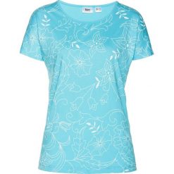 Top bonprix biało-morski z nadrukiem. Topy damskie marki bonprix. Za 29.99 zł.