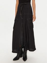 PINKO Spódnica midi Gulp 103564 A1WU Czarny Regular Fit. Czarne spódnice damskie Pinko, s, bez wzorów, z wiskozy, midi. Za 1,199.00 zł.