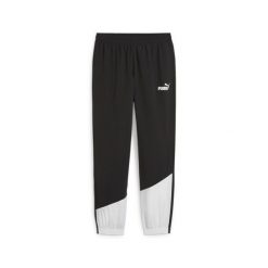 Puma Spodnie Power Colorblock 68044901. Czarne spodnie materiałowe męskie Puma, m, bez wzorów, wizytowe. Za 152.99 zł.