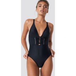 Trendyol Kostium kąpielowy z gorsetem - Black. Czarne kostiumy jednoczęściowe damskie Trendyol. Za 121.95 zł.