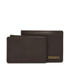 Portfel Quiksilver. Brązowe portfele męskie Quiksilver, bez wzorów. Za 179.99 zł.