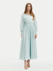 Guess Sukienka wieczorowa W5PK1X WD8G2 Zielony Regular Fit. Zielone sukienki damskie Guess, l, z aplikacjami, z syntetyku, wizytowe, bez kołnierzyka, bez ramiączek. Za 529.99 zł.