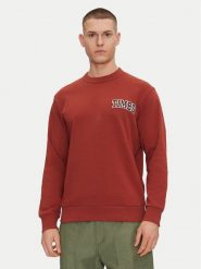 Timberland Bluza TB0A6GPQ Czerwony Regular Fit. Czerwone bluzy męskie Timberland, m, bez wzorów, z bawełny, bez kaptura. Za 239.99 zł.