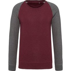 Bluza z okrągłym dekoltem Kariban bicolore Manches Raglan. Czerwone bluzy męskie KARIBAN, m, bez wzorów, bez kaptura. Za 118.50 zł.