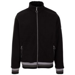 Męska Bluza Polarowa Elford AT300. Czarne bluzy męskie Trespass, na zimę, m, bez wzorów, z polaru, bez kaptura. Za 141.99 zł.