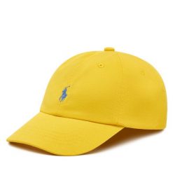 Czapka z daszkiem Polo Ralph Lauren. Niebieskie czapki i kapelusze damskie Polo Ralph Lauren, bez wzorów. Za 229.99 zł.