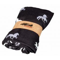 Koński szalik Karlslund. Brązowe szaliki męskie KARLSLUND, bez wzorów. Za 202.00 zł.