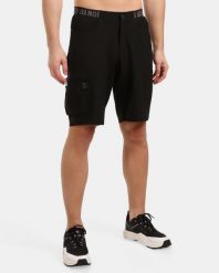 Męska szorty outdoorowe Kilpi ASHER-M. Czarne szorty męskie Kilpi, m, bez wzorów, z materiału, casualowe. Za 370.41 zł.