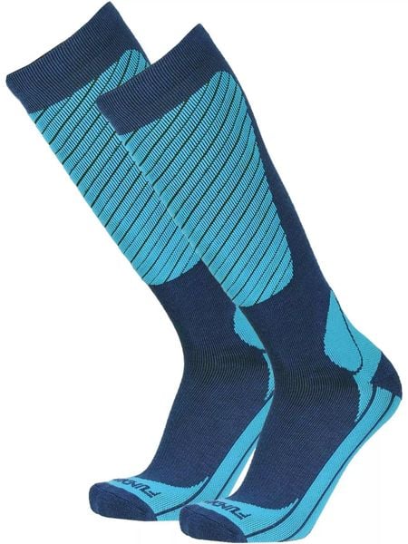 Skarpety narciarskie damskie Fundango Ski Socks. Niebieskie skarpety damskie Fundango, bez wzorów, z materiału. Za 79.90 zł.