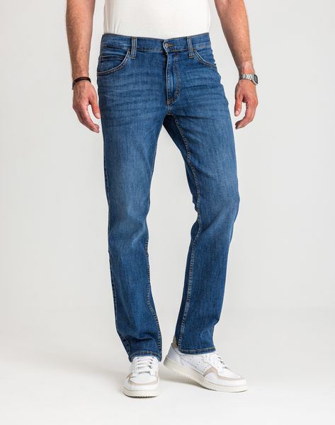 Męskie Spodnie Jeansowe Mustang Style Tramper Straight Denim Blue 1017121 5000 782, W34 L34. Niebieskie spodnie materiałowe męskie Mustang, l, bez wzorów, z bawełny, klasyczne. Za 219.99 zł.