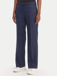 HUGO Spodnie materiałowe Hilando 50554458 Granatowy Slim Fit. Niebieskie spodnie materiałowe damskie Hugo, bez wzorów, z materiału. Za 799.99 zł.