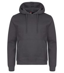 Clique Miami Hoody - Bluza z kapturem z mieszanki bawełny. Szare bluzy męskie CLIQUE, xl, bez wzorów, z bawełny, z kapturem. Za 173.55 zł.