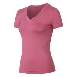 Odlo Koszulka damska T-shirt s/s v-neck Swift czerwona r. XS (346681). Bluzki damskie marki Odlo. Za 75.02 zł.